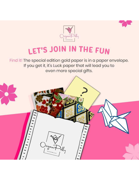 Kit de Pendientes de Origami Origamipolly - 10 Piezas de Papel Washi