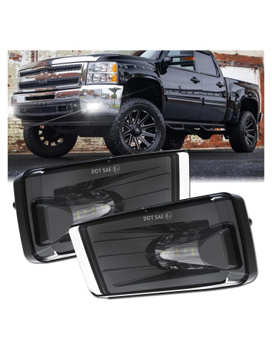 Luces Antiniebla LED Z-OFFROAD para Silverado y GMC - Negras