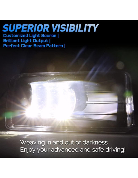 Luces Antiniebla LED Z-OFFROAD para Silverado y GMC - Negras