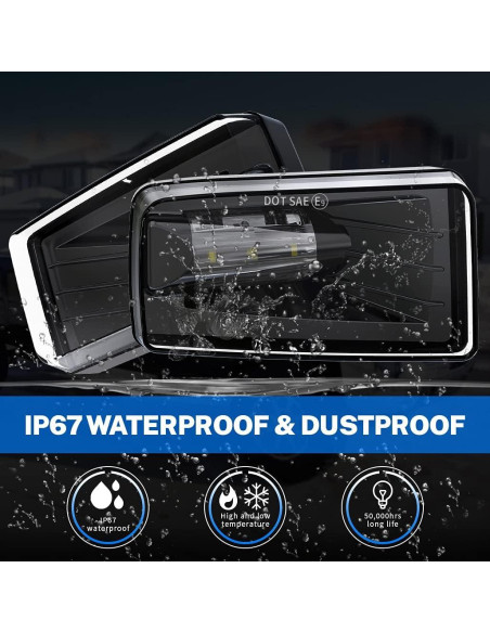 Luces Antiniebla LED Z-OFFROAD para Silverado y GMC - Negras