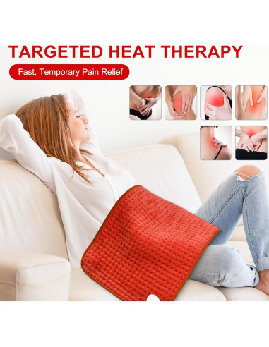 Almohadilla Térmica Eléctrica XL Xinle 84x43cm 9 Niveles Calor