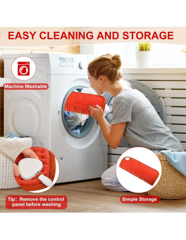 Almohadilla Térmica Eléctrica XL Xinle 84x43cm 9 Niveles Calor