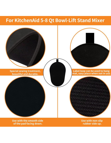 Alfombrilla Deslizante Kitchenaid 6-8 Qt Antideslizante