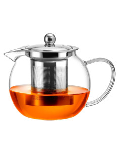 Tetera de vidrio Baalaka 650ml con infusor de acero inoxidable