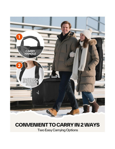 Asiento de Estadio Calentado Sportneer 52.1 cm 6 Posiciones