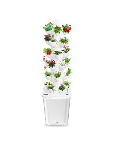 Torre Hidropónica KANQIDKG para 30 Plantas - Jardín Vertical 10L