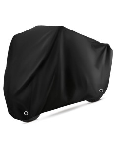 Cubierta de Motocicleta Tokept XL Negra Impermeable 243.84 cm