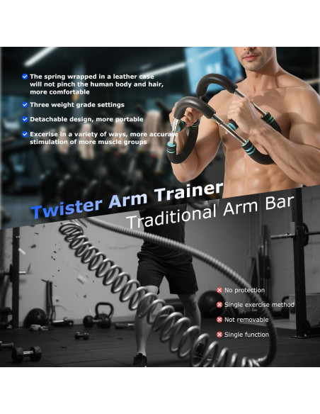 Entrenador de Brazos Twister DiazEase 60-100lb Ajustable
