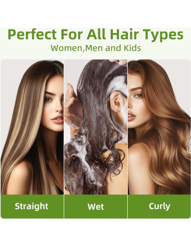 Cepillo de Paleta de Bambú Natural MRD para Desenredar 23.7x8cm