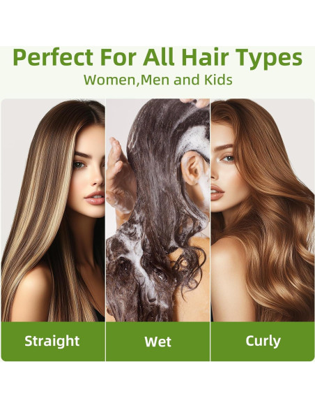 Cepillo de Paleta de Bambú Natural MRD para Desenredar 23.7x8cm