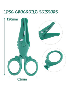 Tijeras de Seguridad para Niños ASTARON Cocodrilo 12 cm 2