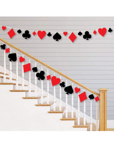 Decoración de Fiesta Las Vegas - Guirnalda DIY 44 Piezas 2