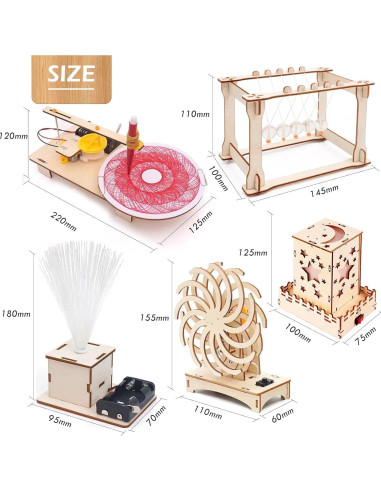 Kit de Construcción de Juguetes STEM Wzzkppa para Niños 8-12 Años