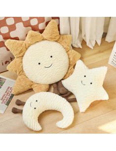 Cojín de Sol y Estrellas NatureMan 38 cm Suave Decorativo 2