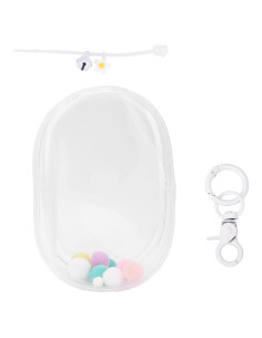 Bolsa de exhibición para muñecas Goktvai PVC transparente 17.5x12cm