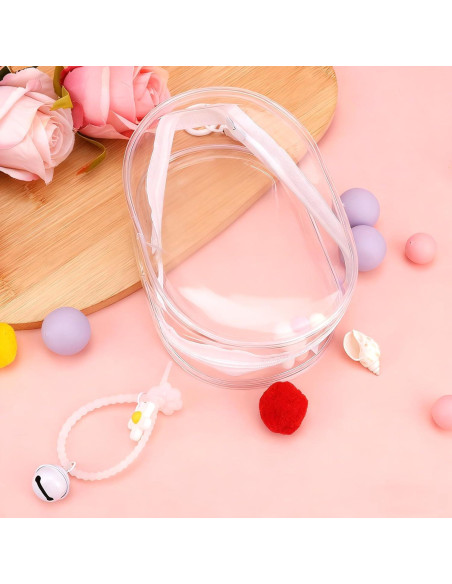 Bolsa de exhibición para muñecas Goktvai PVC transparente 17.5x12cm