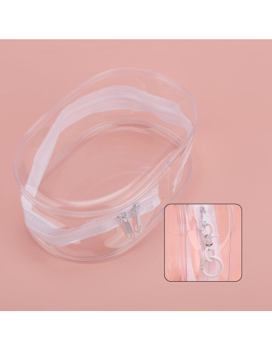 Bolsa de exhibición para muñecas Goktvai PVC transparente 17.5x12cm