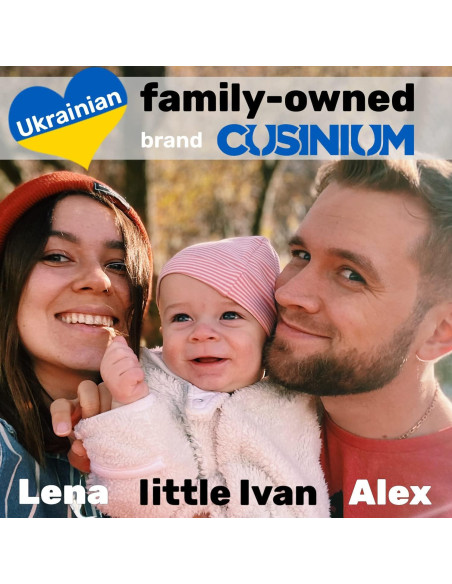 Juego de 4 Sacudidores de Sal y Pimienta CUSINIUM 10oz Acero Inoxidable