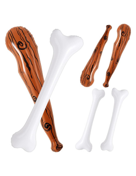 Soulchen Set de 3 Props Inflables Hombre de las Cavernas
