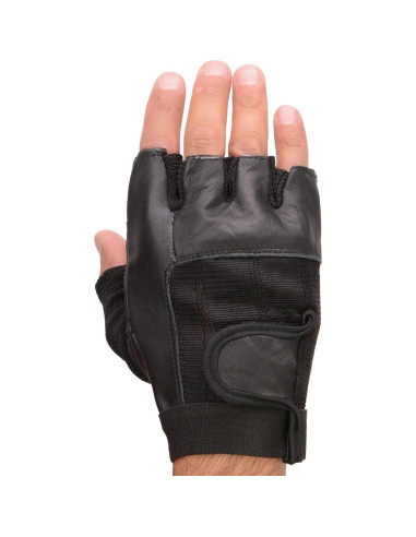 Guantes sin Dedos de Cuero y Malla Milwaukee Leather SH217 XL