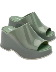 Mules Patty Melissa Mujeres Verde Claro Talla 8 Comodidad 2