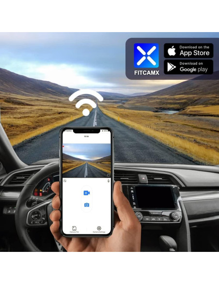 Cámara de Tablero Doble 2K Fitcamx para Honda 2011-2024