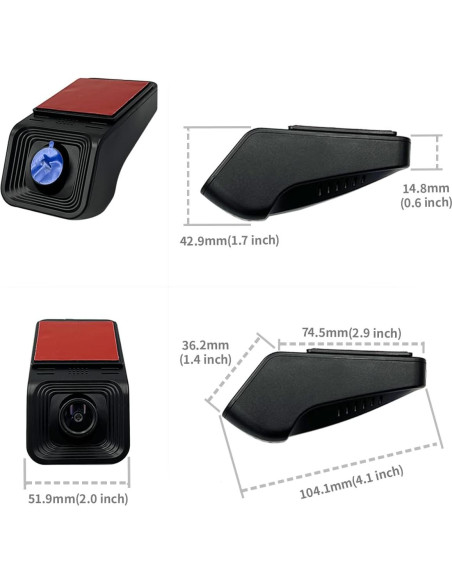 Cámara de Tablero Doble 2K Fitcamx para Honda 2011-2024