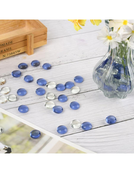 Canicas de vidrio plano 100PCS Redvigh para decoración