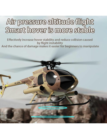 Helicóptero RC Hylukon C189 1:28 Militar con Giroscopio