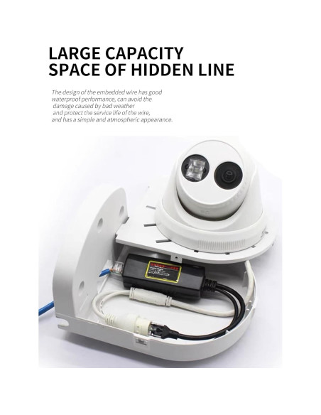 Soporte de Cámara de Seguridad NVRTTRR en ABS 12.5x7.5cm