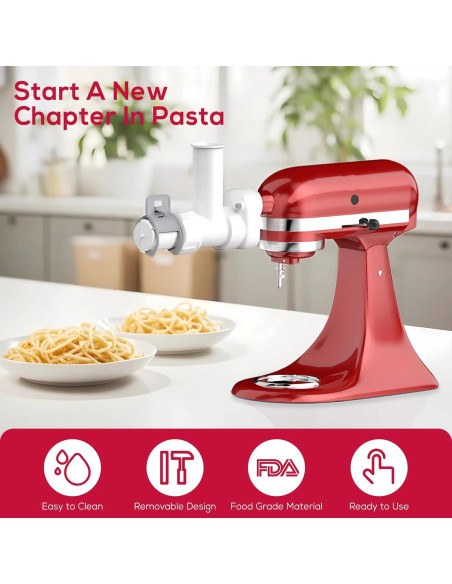 Accesorio para Hacer Pasta 6 en 1 RYANER para KitchenAid