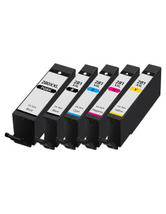 Cartucho de tinta compatible Canon PGI-280XXL CLI-281XXL 5 colores