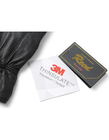 Guantes de Conducción de Cuero Genuino REED Térmicos Táctiles
