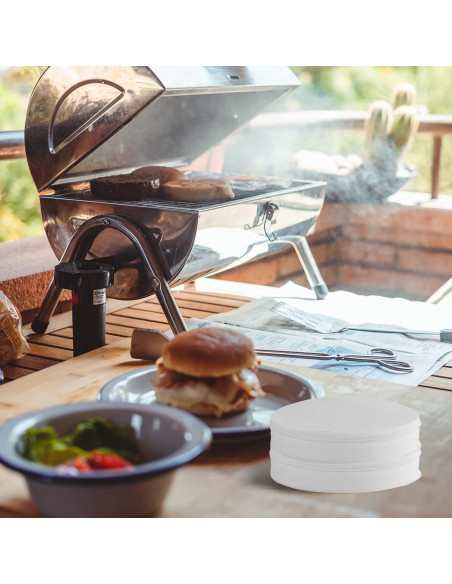 Papel Redondo para Hamburguesas Yenmoz 11.5 cm 500 Pcs