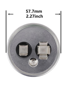 Capacitor Redondo de Arranque BOJACK 60 uF 370/450V CBB65 2