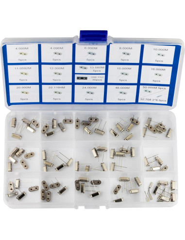 Kit de Resonadores de Cristal 80 Pcs yddmyo 4-50MHz