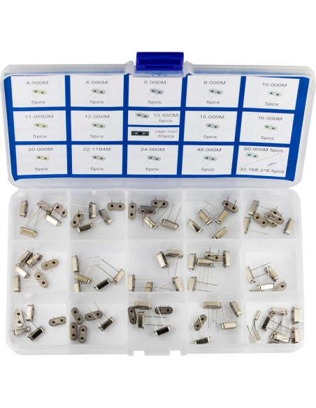 Kit de Resonadores de Cristal 80 Pcs yddmyo 4-50MHz