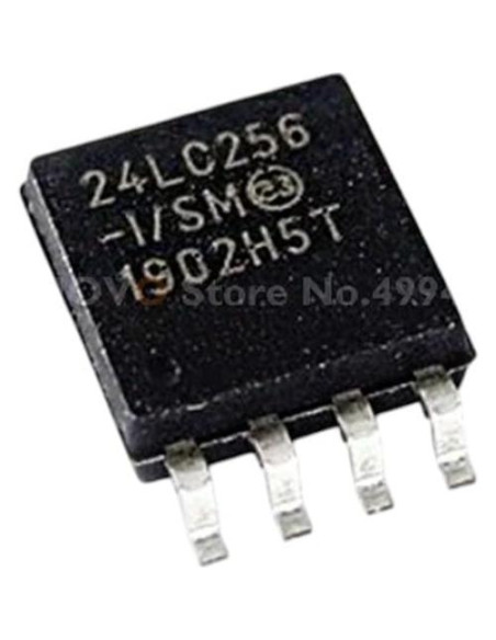 5 Piezas EEPROM 256KBIT I2C 24LC256-I/SM Genérico