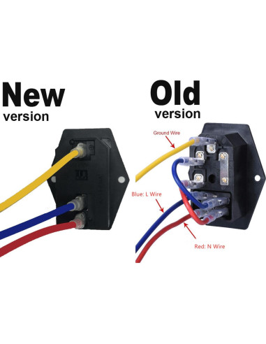 Interruptor Rocker 15A 250V 3 Pines 3Dman con Fusible 10A