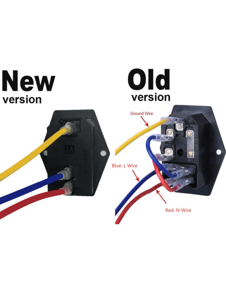 Interruptor Rocker 15A 250V 3 Pines 3Dman con Fusible 10A
