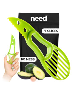Herramienta Cortadora de Aguacate 3 en 1 Necesidad Verde