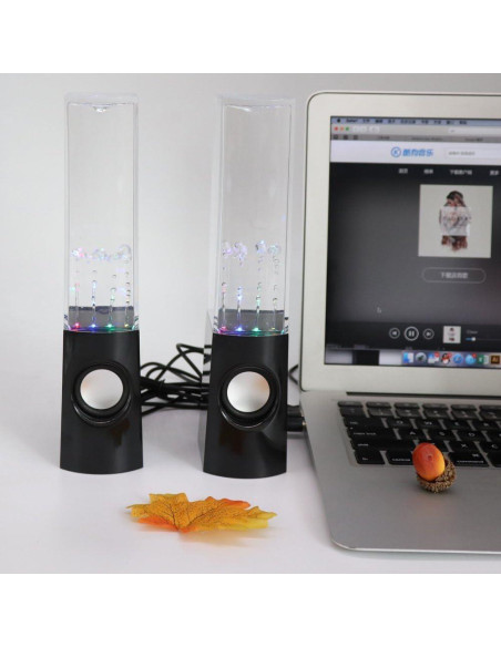 Altavoz LED Aolyty GAL3-040-B con Fuente de Agua y Sonido 2.1