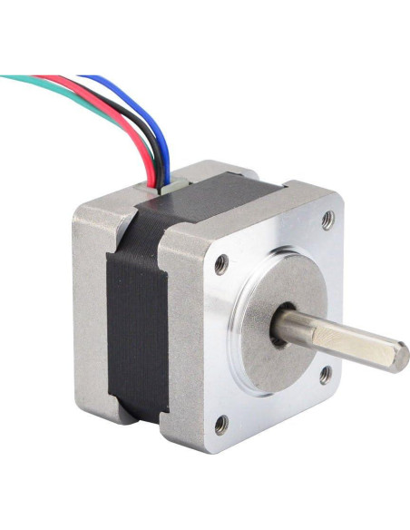 Motor Paso a Paso Nema 14 Bipolar 0.9 0.4A 11Ncm 4 Cables