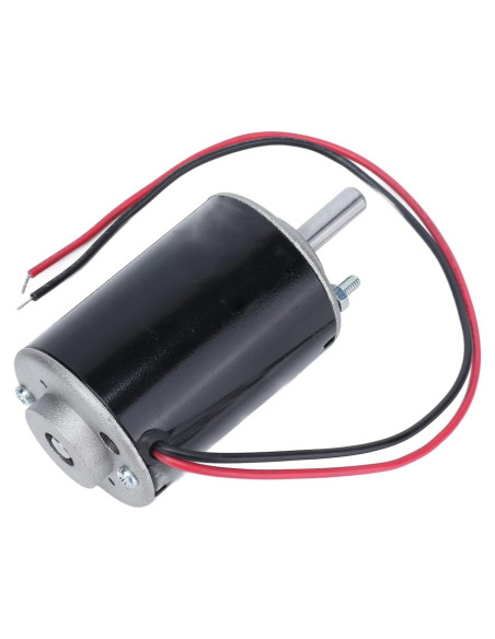 Motor de CC 12V Walfront 3500RPM Eje 26mm 30W