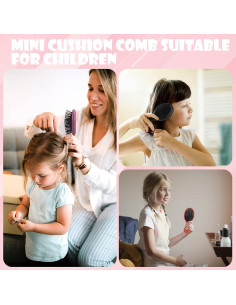 Mini Cepillo para Cabello ANSLCA 28 Piezas Viaje Colorido 2