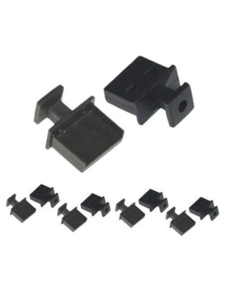 Cubiertas de Polvo USB Tipo A KENTEK Lote de 10 Pcs