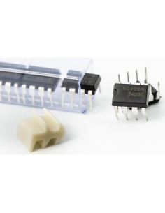 Kit 65 en 1 NE555 Timer IC CHIPNEW con zócalos DIP 2