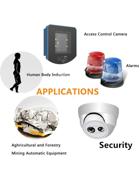 Sensor de Movimiento Infrarrojo Oiyagai SR602 5m 2pcs