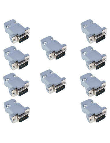 Kit de Conectores Macho DB9 Oiyagai 10 Piezas Plástico