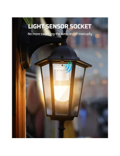 Adaptador E26/E27 con Sensor de Luz DEWENWILS - Paquete de 2 2